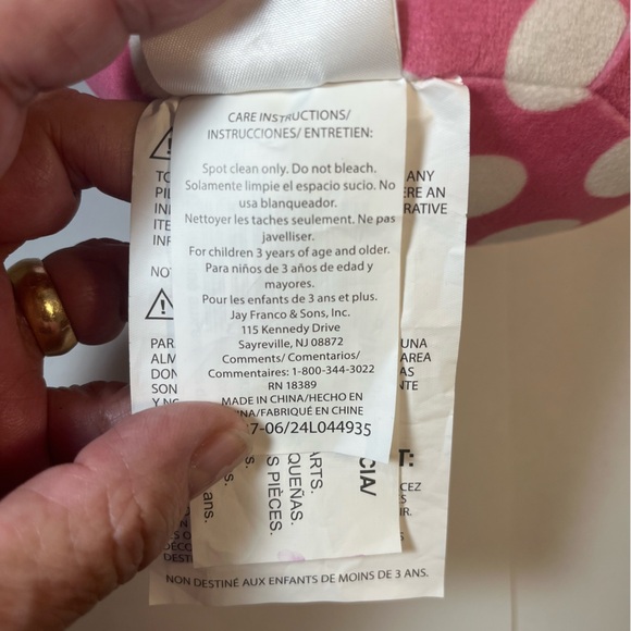 Disney Minnie, mouse plush bed pillow 14 inches. - Picture 5 of 8